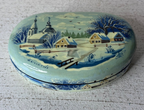 Vintage russian fedoskino - vintage,