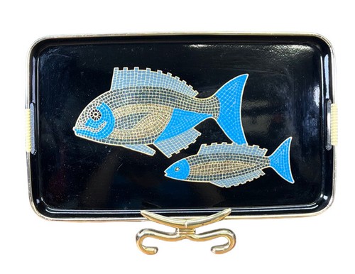 Vintage laquer tray mid - vintage,